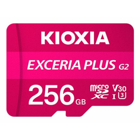 MICRO SD KIOXIA 256GB EXCERIA PLUS G2 UHS-I C10 CON ADAPTADOR