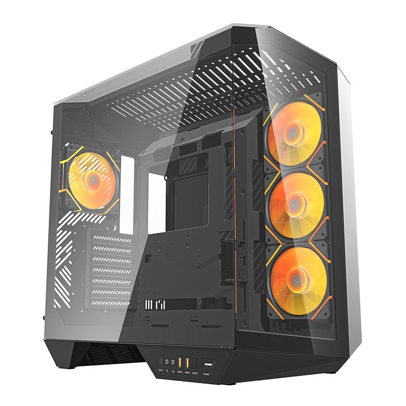 Darkflash DY470 computer case (black) 4 fans GPU bracket
