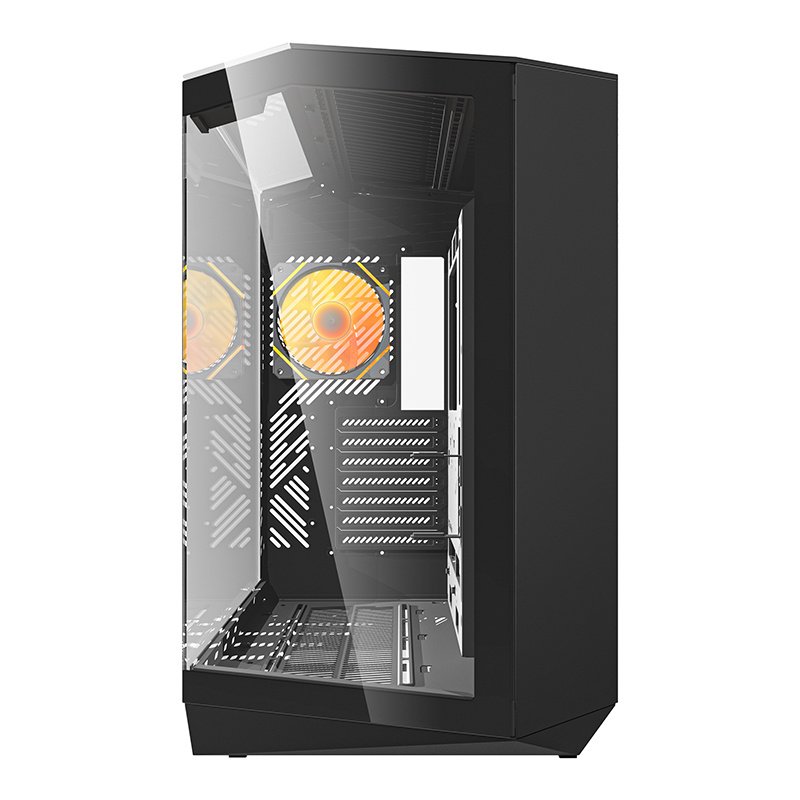Darkflash DY470 computer case (black) 4 fans GPU bracket
