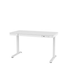 Activejet Bureau avec réglage électrique de la hauteur 140x70 ET119W-C blanc