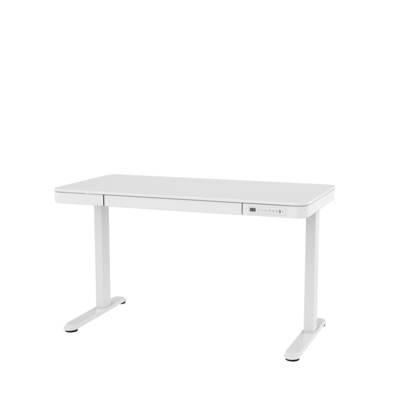 Activejet Bureau avec réglage électrique de la hauteur 140x70 ET119W-C blanc