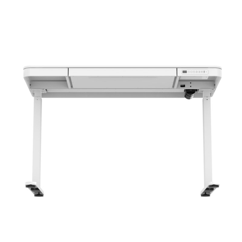 Activejet Bureau avec réglage électrique de la hauteur 140x70 ET119W-C blanc