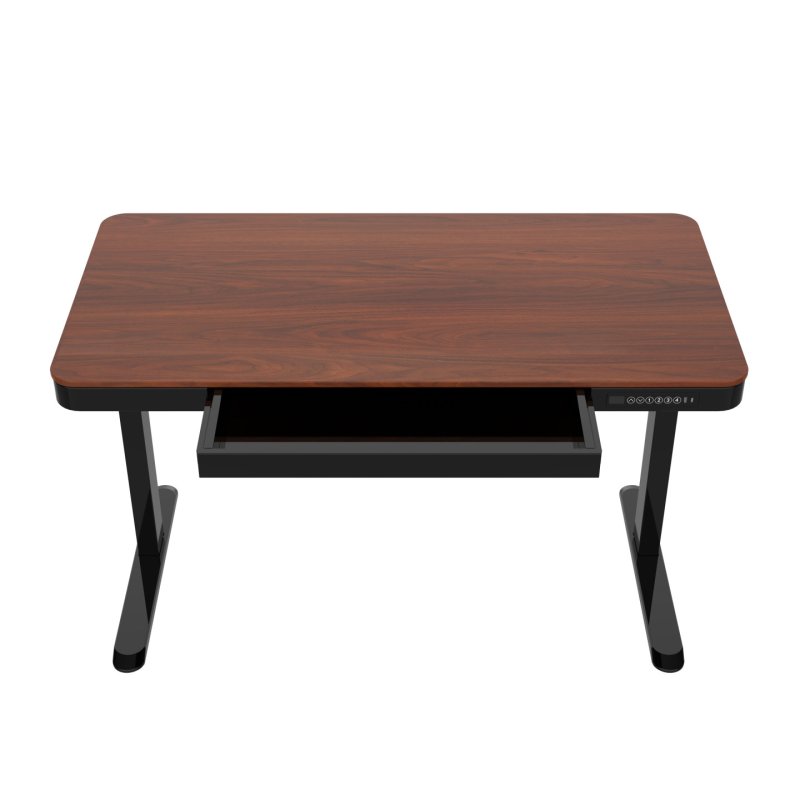 Activejet Bureau avec réglage électrique de la hauteur 140x70 ET119W-C noir/noyer