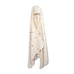 Filibabba - Embroidered hooded towel - Dino Beach - White - 12-60 m (FI-03577)