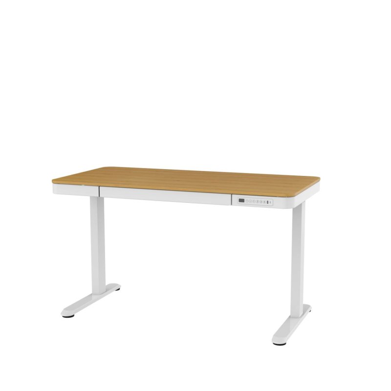 ACTIVEJET desk with electric height adjustment 140x70 ET119W-C white/oak
