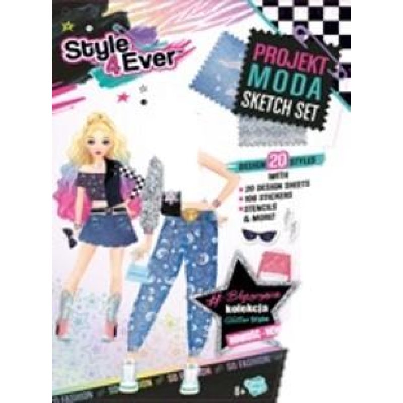 Style 4 Ever - Fashion Designer Mini Sketch Set - (3151)