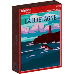 PUZZLE 500P AFFICHE PHARE BRETON