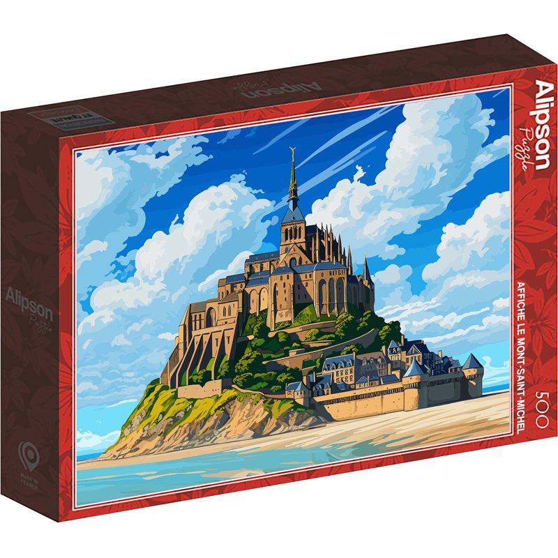 PUZZLE 500P AFF MONT ST MICHEL