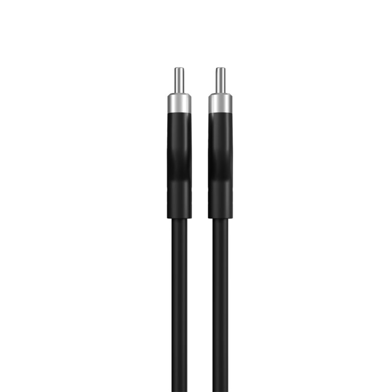 1.5m Silicone USB-C to USB-C 60W Black