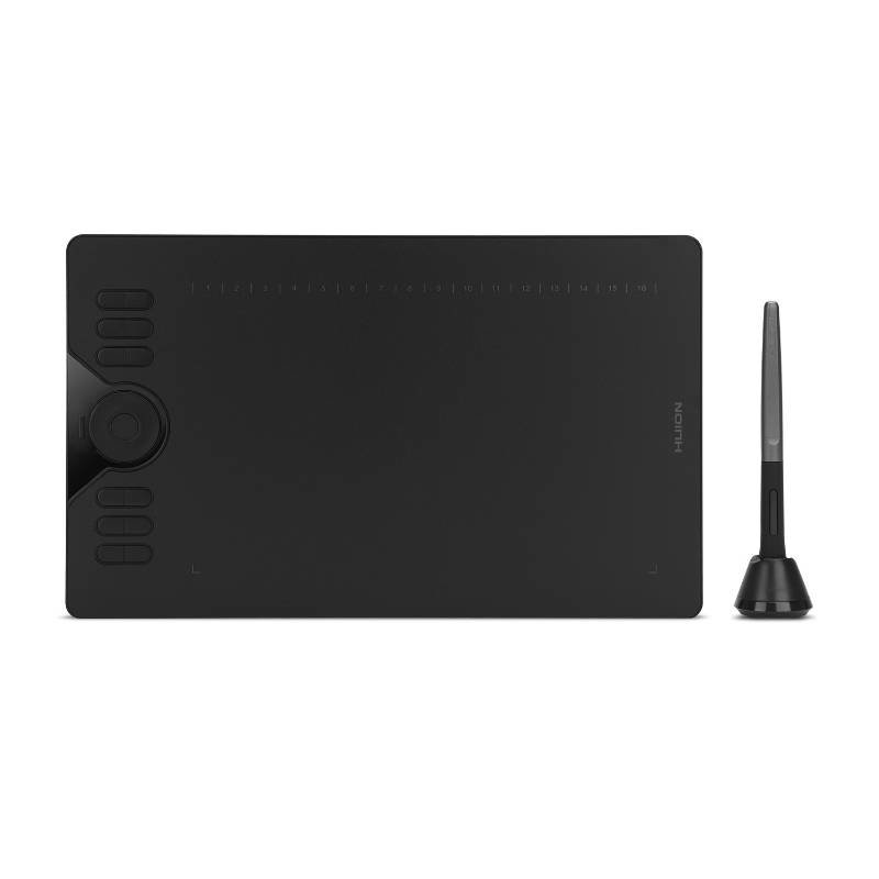 HUION HS610 tablette graphique Noir 5080 lpi 254 x 158,8 mm USB