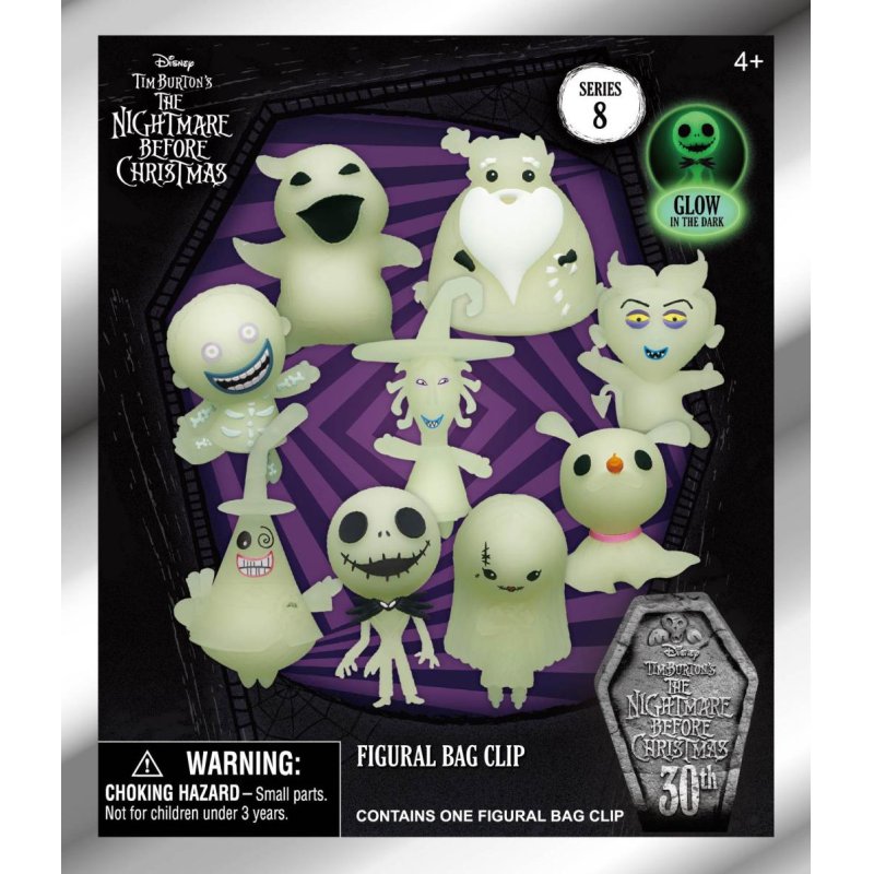 NBX - Series 8 - 3D Foam Bag Clip (Display 24 Pcs)