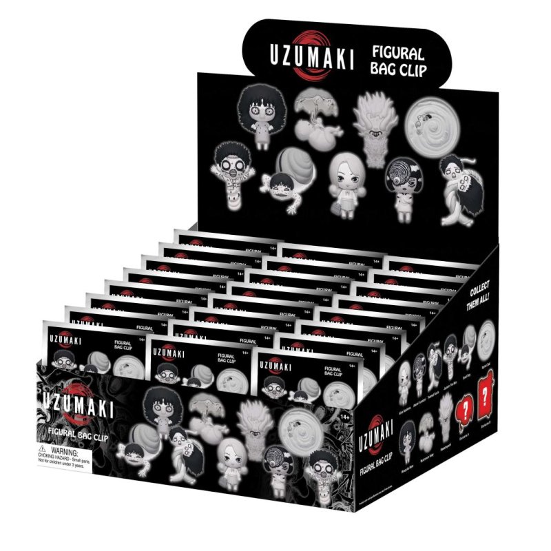 UZUMAKI - Series 1 - 3D Foam Bag Clip (Display 24 Pcs)