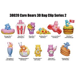 LES BISOUNOURS - Series 2 - 3D Foam Bag Clip (Display 24 Pcs)