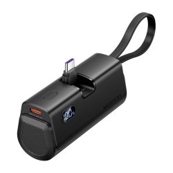 Powerbank Vention LED display 4800mAh 22.5W FHQB0 (black)
