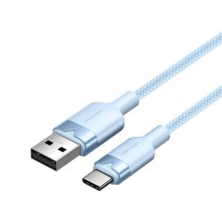 USB 2.0 A to USB-C 3A cable Vention CTNLF 1M (blue)