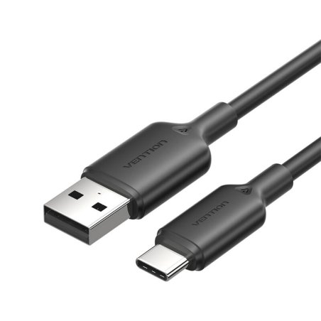 USB 2.0 A to USB-C 3A cable Vention CTQBF 1M (black)