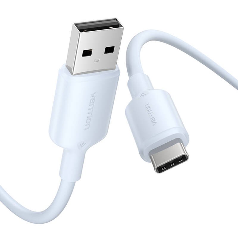 USB 2.0 A to USB-C 3A cable Vention CTQLF 1M (blue)