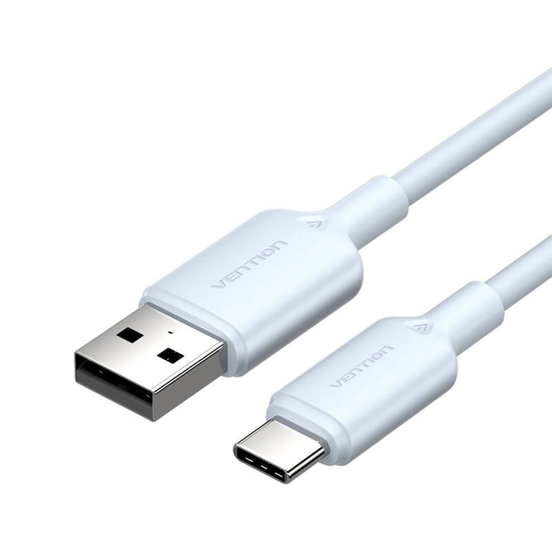 USB 2.0 A to USB-C 3A cable Vention CTQLH 2M (blue)