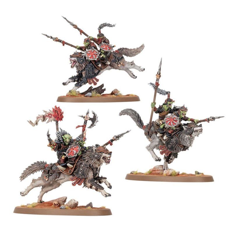 Warhammer AoS - Gloomspite Gitz Cavalerie Grognemeute