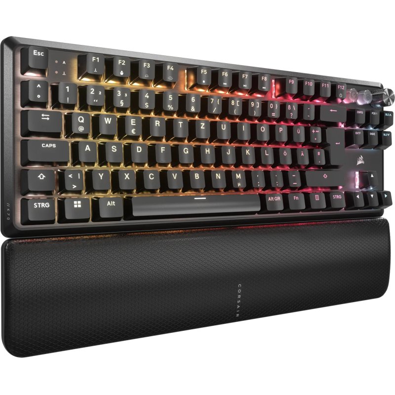Corsair K70 PRO TKL clavier Jouer USB QWERTZ Allemand Noir