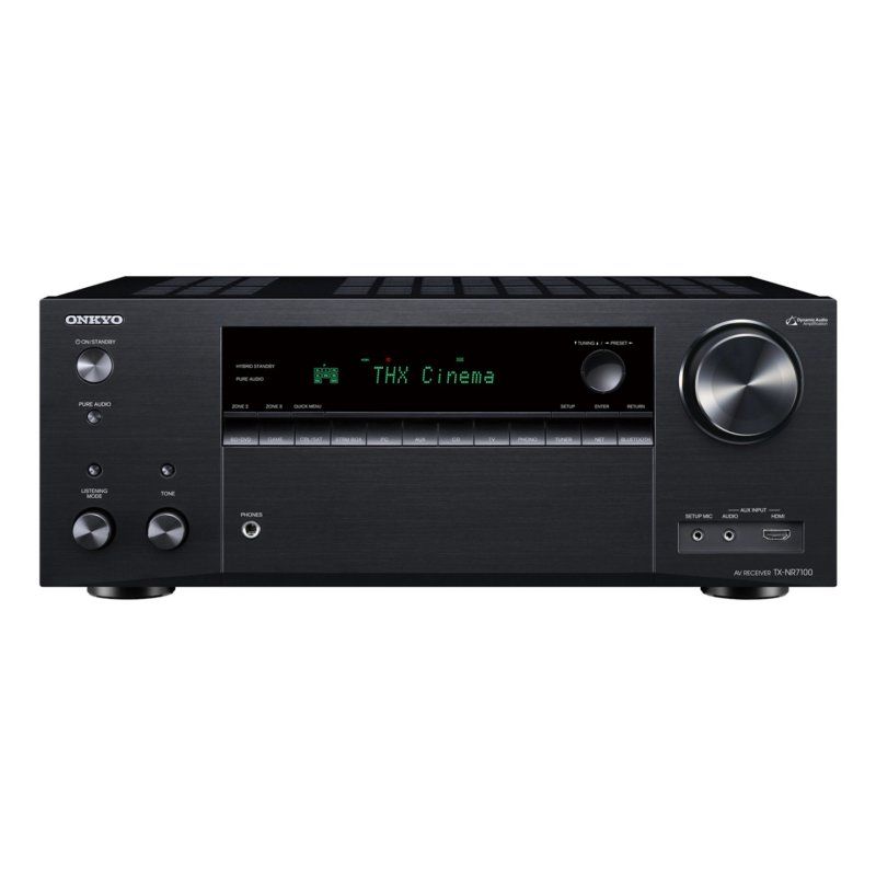ONKYO TX-NR7100 7.2 canaux Compatibilité 3D Noir