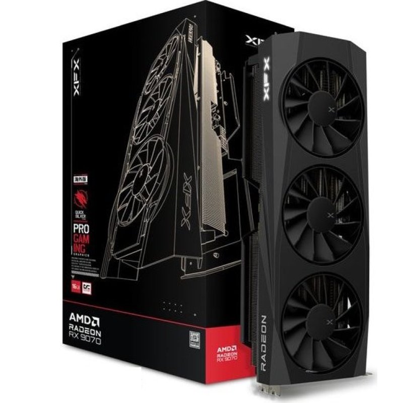 XFX VGA 16GB RADEON RX9070 Quicksilver OC Gaming 3xDP/1xHDMI Quicksilver AMD Radeon RX 9070 OC Gaming Edition