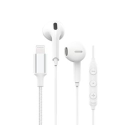 TIGER SOUND ECOUTEURS RENFORCE LIGHTNING BLANC