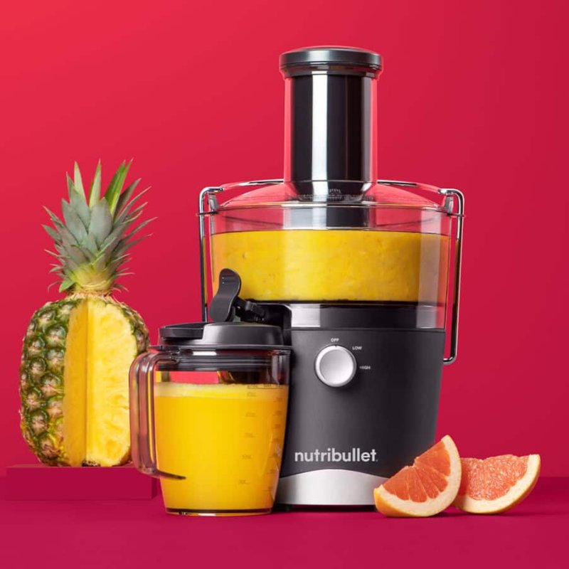 NutriBullet NBJ100G Centrifugeuse 800 W Noir, Gris