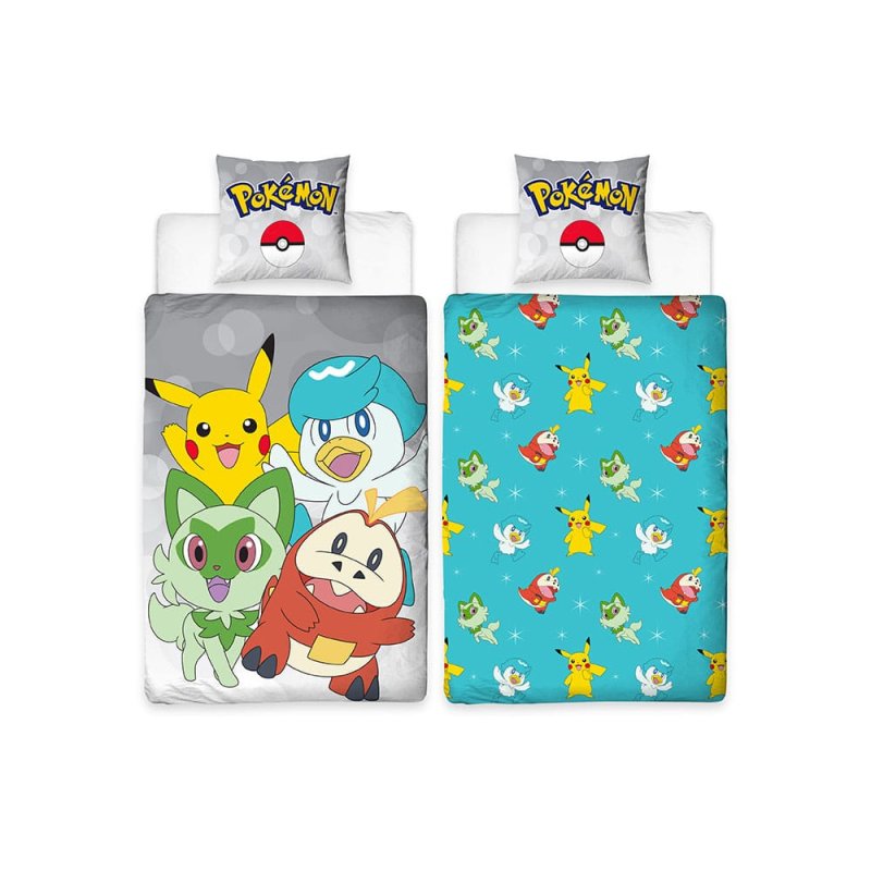 Pokemon Literie Pokemon light blue 135 x 200 cm