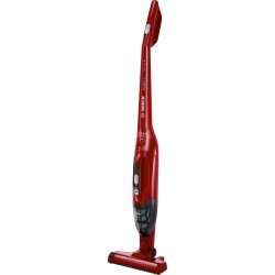 Bosch Serie 2 BBHF214R stick vacuum/electric broom 2-in-1 stick vacuum Battery Dry Bagless Red