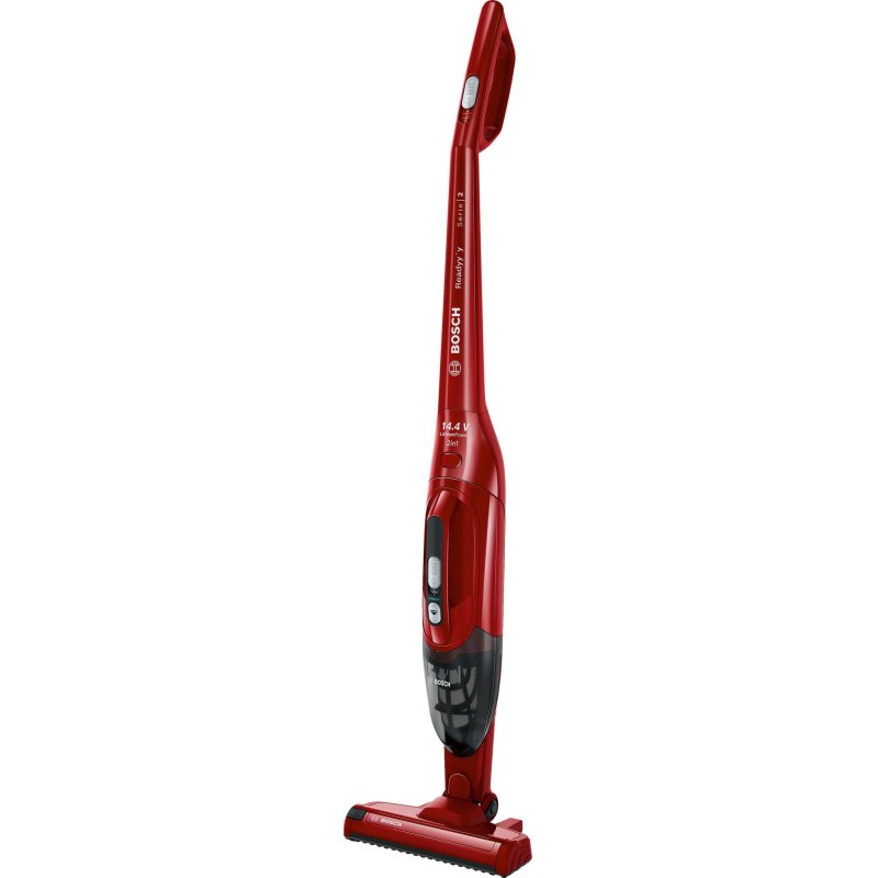 Bosch Serie 2 BBHF214R 2-in-1 Cordless Vacuum Cleaner Red