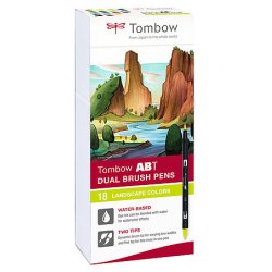 Tombow ABT Dual Brush Pen Set stylo-feutre Multicolore 18 pièce(s)