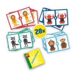 SES Creative 02407 - Cartes de Yoga Zen - Exercices de Respiration - Pleine Conscience pour Enfants - 28 Cartes