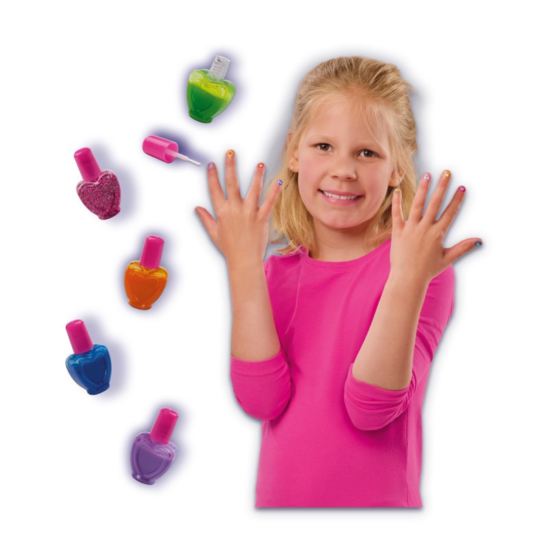SES Creative Explore 25141 Studio de Manucure - Vernis à Ongles pour Enfants - Fabrique ton Propre Vernis - Jouet STEM