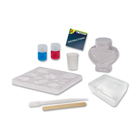 SES Creative Explore 25142 Soap Studio Lab - STEM Craft Kit for Kids Aged 8 - Create Your Own Soaps - Includes Safe