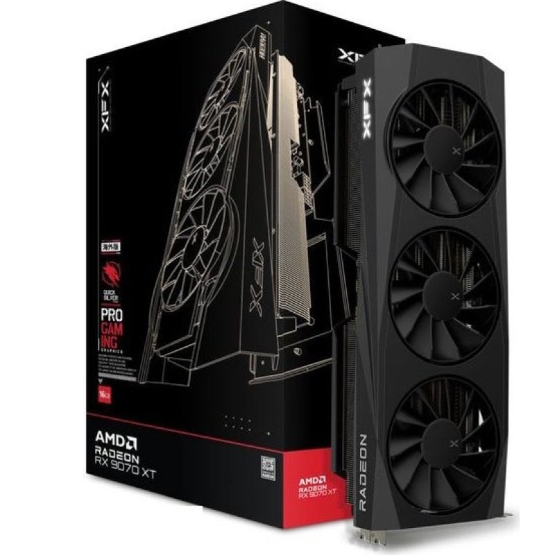 XFX VGA 16GB RADEON RX9070XT Quicksilver OC Gaming 3xDP/1xHDMI Quicksilver AMD Radeon RX 9070XT OC Gaming Edition