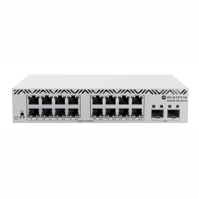 Mikrotik CSS318-16G-2S IN | Switch | 16x GbE RJ45, 2x SFP 