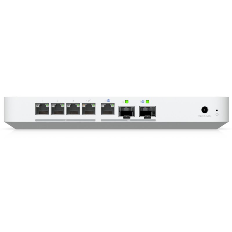 Ubiquiti UXG-Fiber | Gateway | Switch/Gateway, 4x 2.5GbE RJ45, 2x SFP 