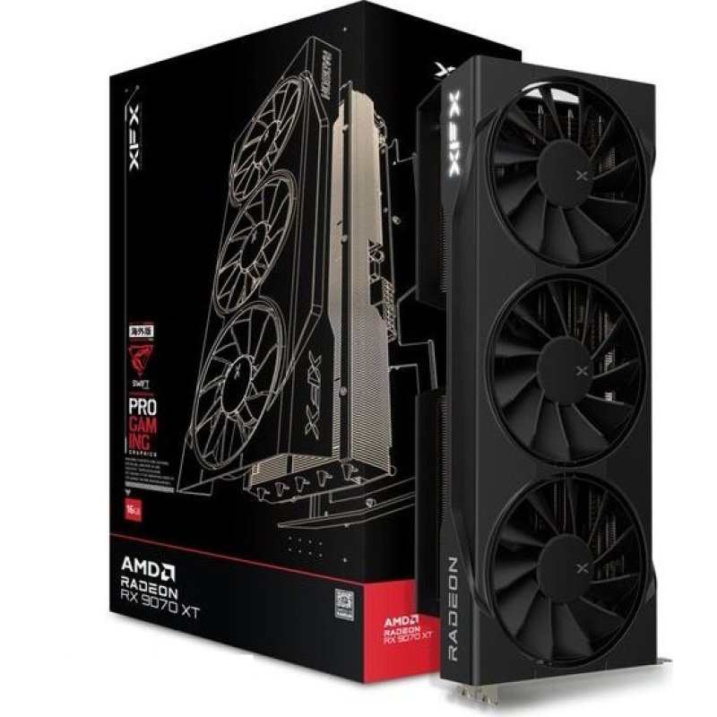 XFX VGA 16GB RADEON RX9070XT SWIFT OC Gaming 3xDP/1xHDMI SWIFT AMD Radeon RX 9070XT OC Gaming Edition
