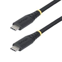 StarTech.com 3m (10ft) USB-C Charging Cable, 240W (5A) PD EPR, Dual-Layer Silicone/Braided Jacket, USB 2.0 Laptop