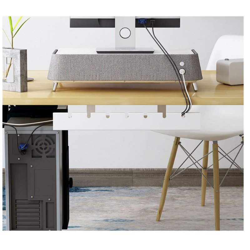 Activejet Organisateur de câbles de bureau CMP502 blanc