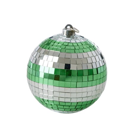 Rice - Disco Ball - Dark Green and Silver - Medium