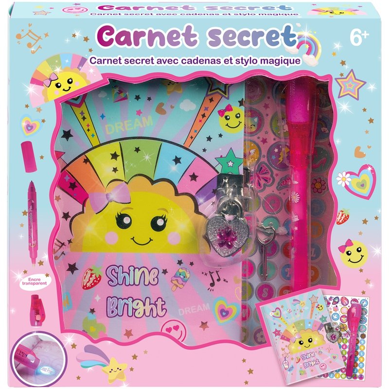 CARNET SECRET STYLO MAGIQUE