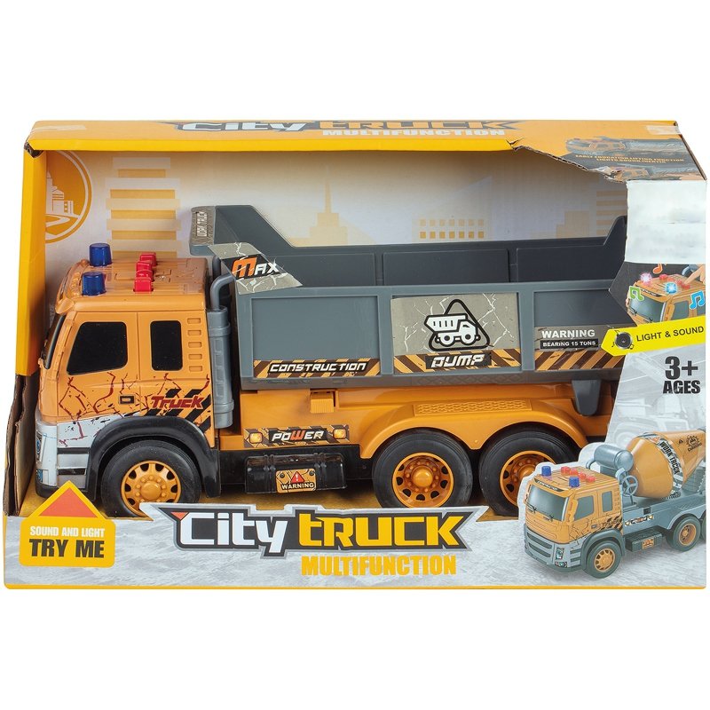 CAMION BENNE FR SON LUM 32CM