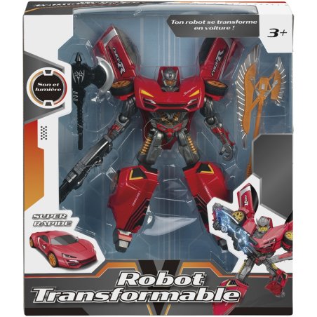 ROBOT TRANSF SON LUM 20CM ASS4