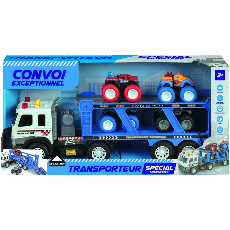 TRANSPORTEUR 4 VEHI MONSTER FR
