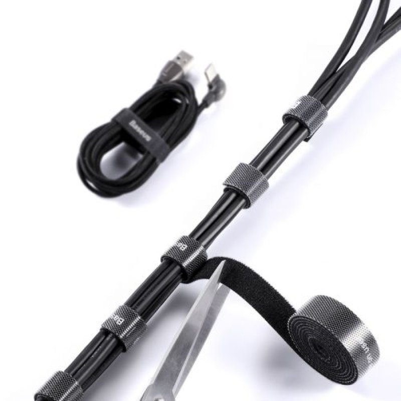 Baseus Tool Circle Velcro strap 0.5m Black (ACMGT-A01)