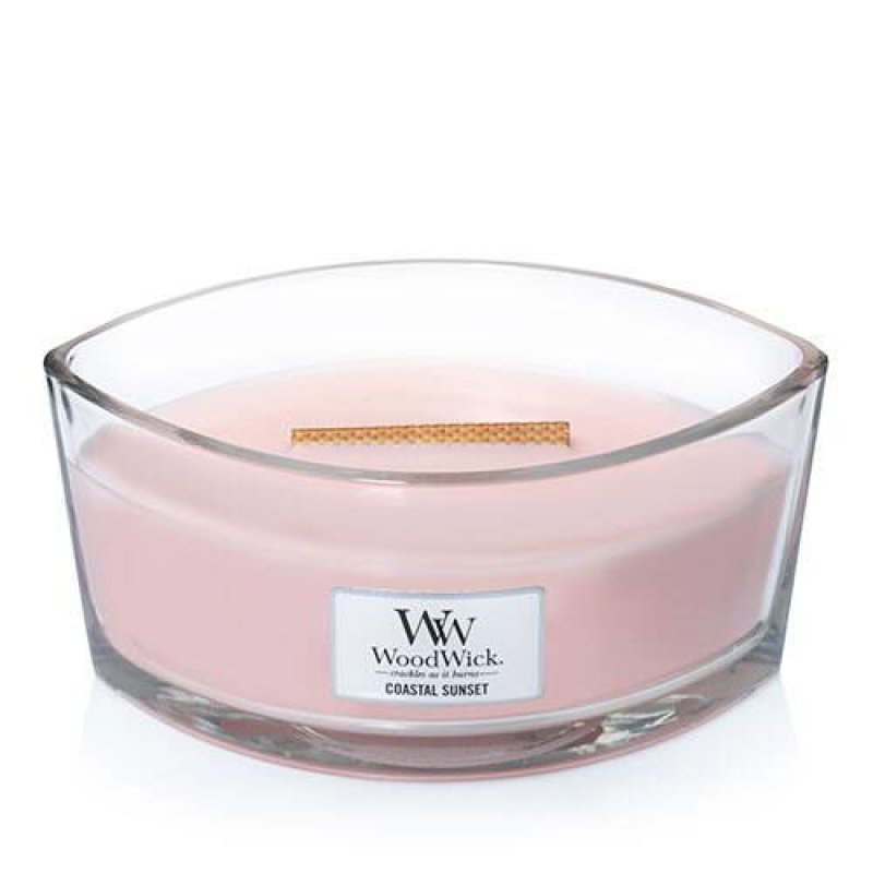WoodWick 76049 bougie en cire Autres Noix de coco, Océan, Sel de mer Rose 1 pièce(s)