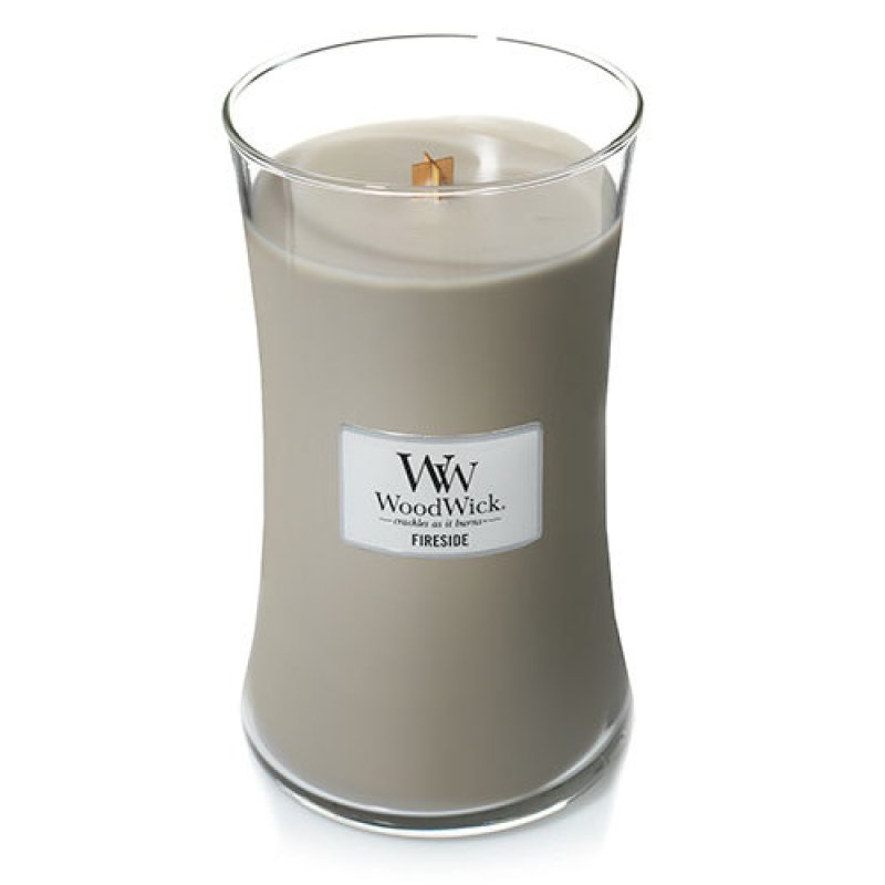 WoodWick 93106 bougie en cire Autres Ambre, Musc, Vétiver Gris 1 pièce(s)