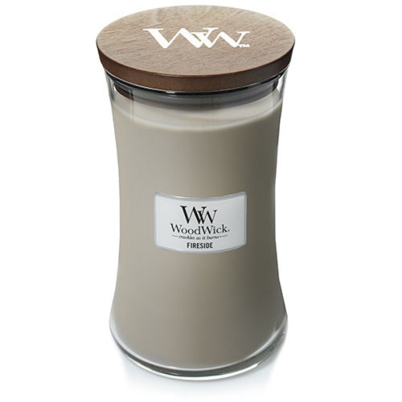 WoodWick 93106 bougie en cire Autres Ambre, Musc, Vétiver Gris 1 pièce(s)